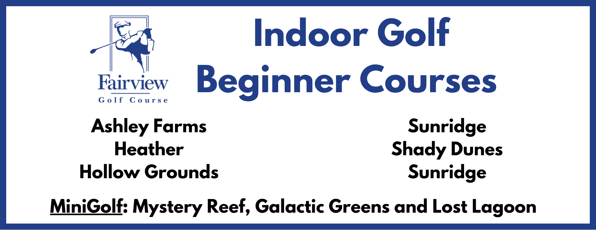 Simulator Courses Fairview Golf Course