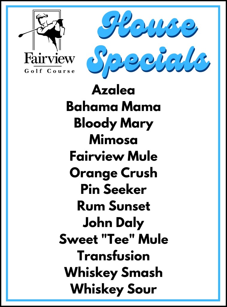 House Specials at Fairview 