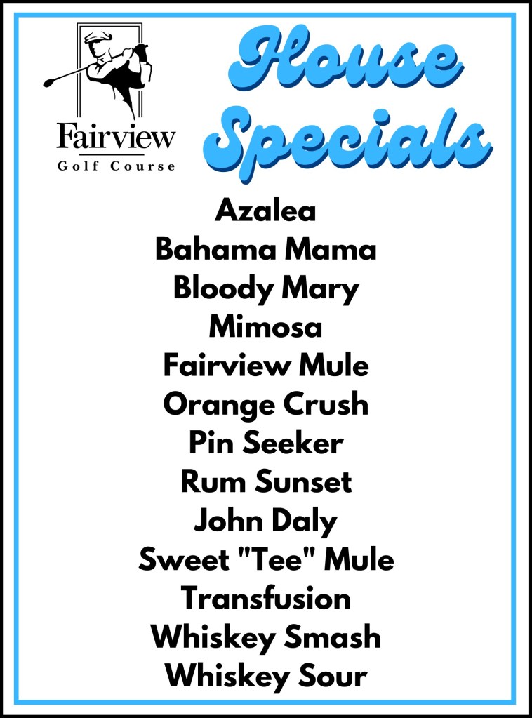 House Specials at Fairview